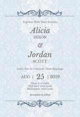 Fine Lace - Wedding Invitation